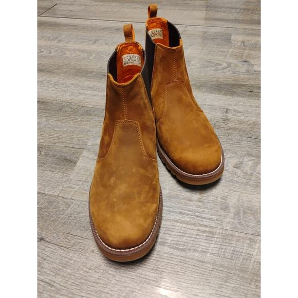 Mens Timberland Premium Leather Redwood Falls Chelsea Boot sz 12 WHEAT GRIPSTICK main image 4